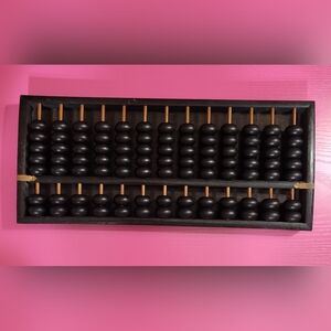 Classic Black Abacus. Wooden